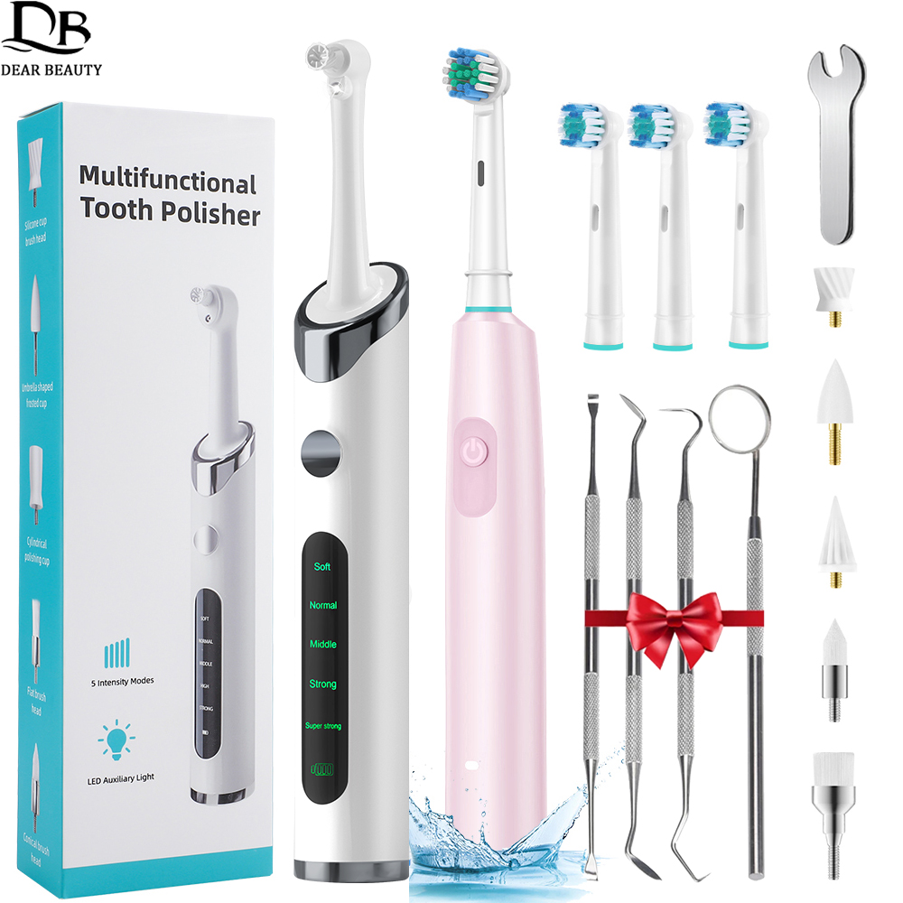 Teeth Whitening Professional - Electric Tooth Polisher Dental Scaler Rechargeable