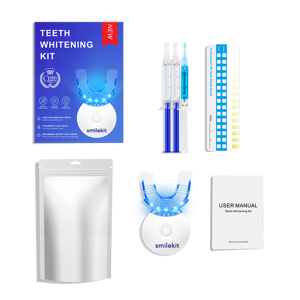 Teeth Whitening Paste - Teeth Whitening Kit - 5X LED