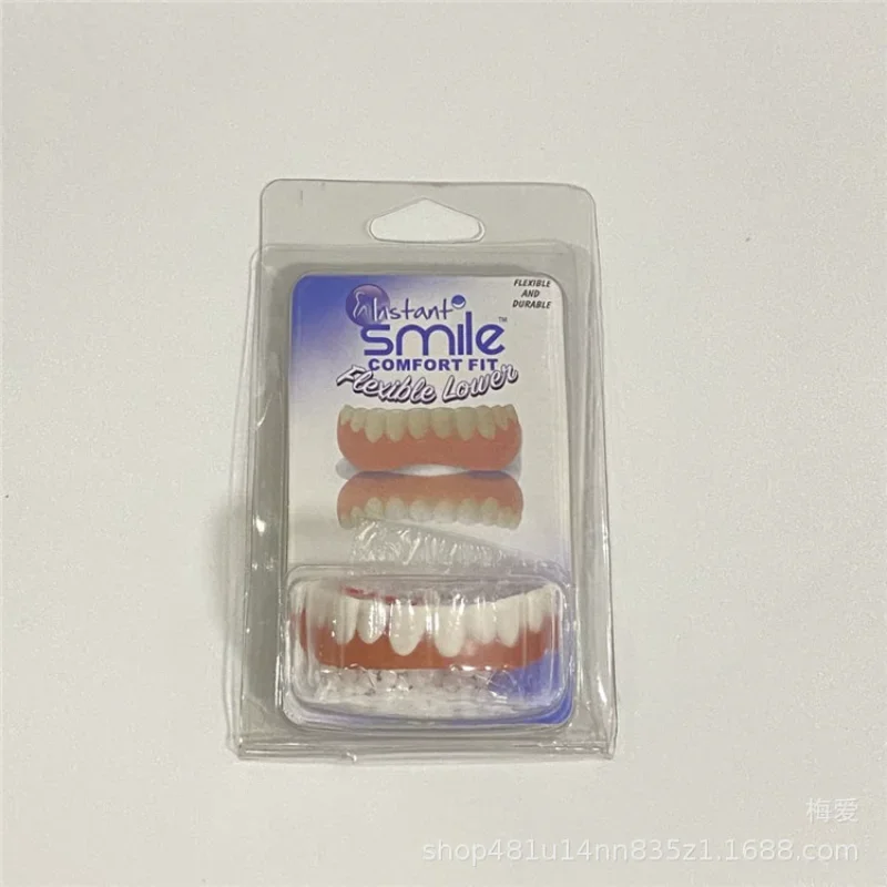 Teeth Whitening Paste - Silicone Upper Lower Veneers, Fake Teeth,