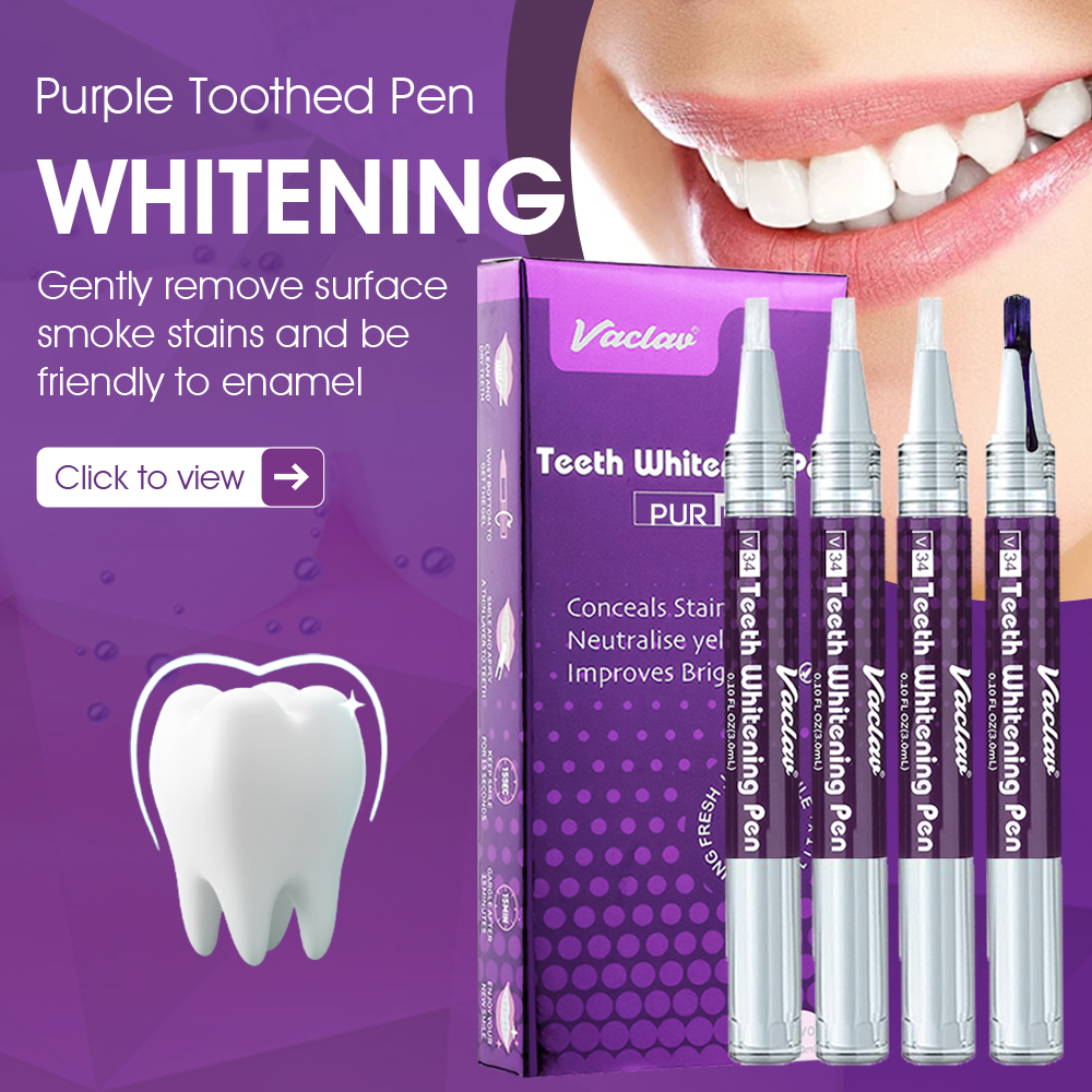 Teeth Whitening Q&M - Vaclav V34 Purple teeth whitening gel