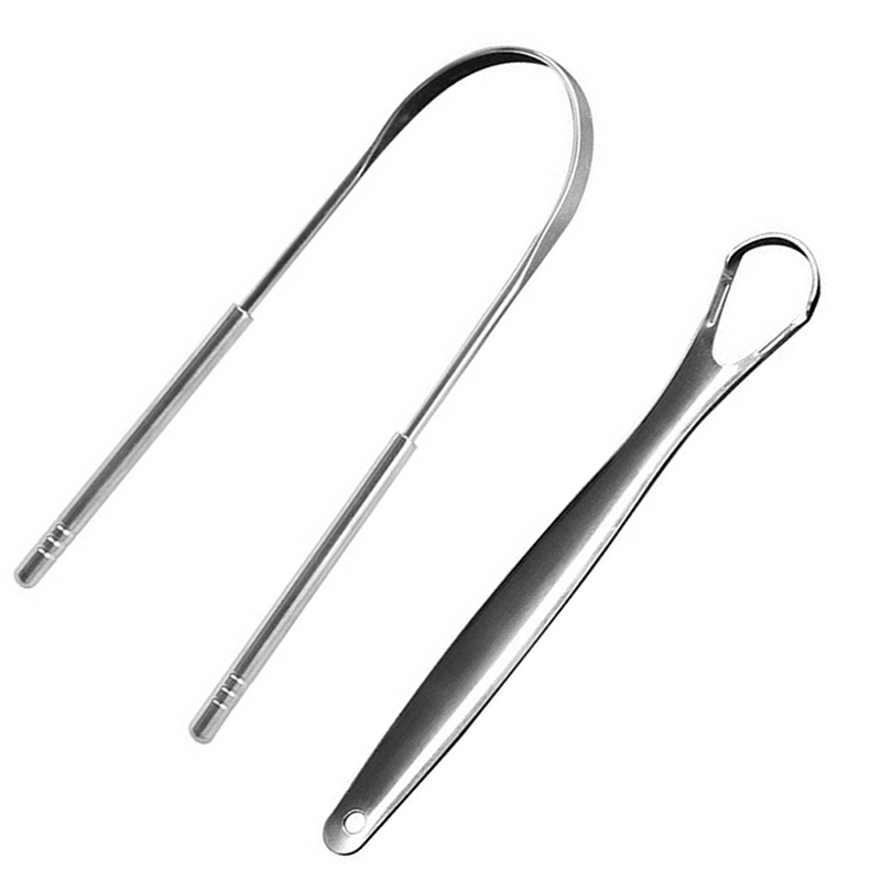 2pcs U Type Tongue Scraper Sta - Tongue Scraper Metal 评论和价格