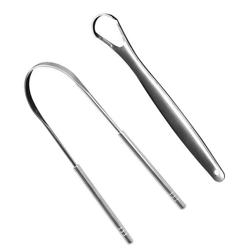 2pcs U Type Tongue Scraper Sta - Tongue Scraper Metal 评论和价格