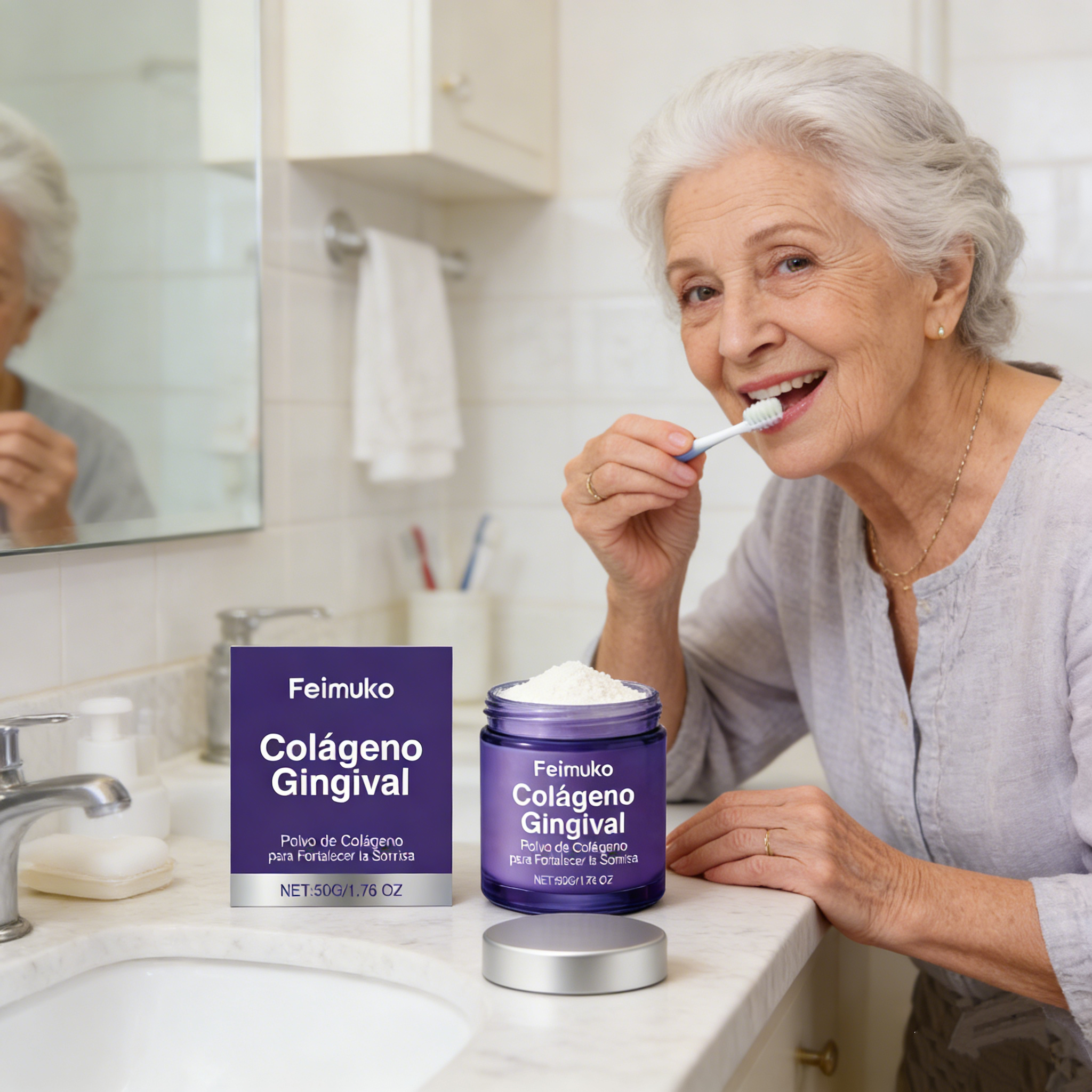 Collagen Teeth Cleaning Powder - Teeth Whitening Q&M 评论和价格