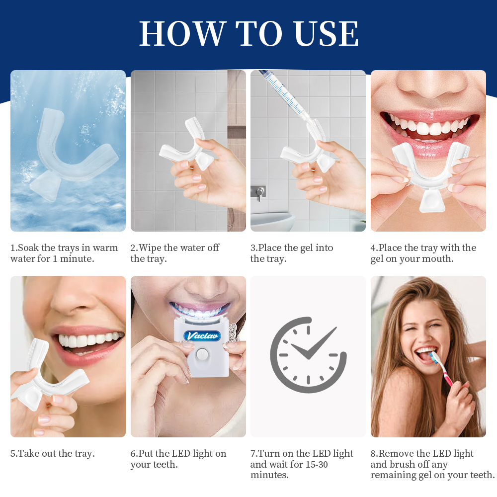 Mint Teeth Whitening Gel Syrin - Teeth Whitening Baking Soda 评论和价格