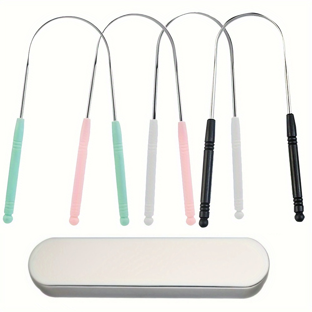 1PCS Stainless Steel Tongue Sc - Tongue Scraper Metal 评论和价格