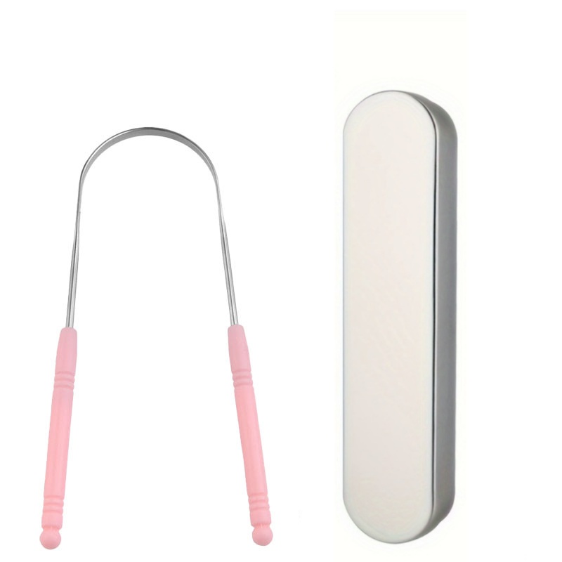 1PCS Stainless Steel Tongue Sc - Tongue Scraper Metal 评论和价格
