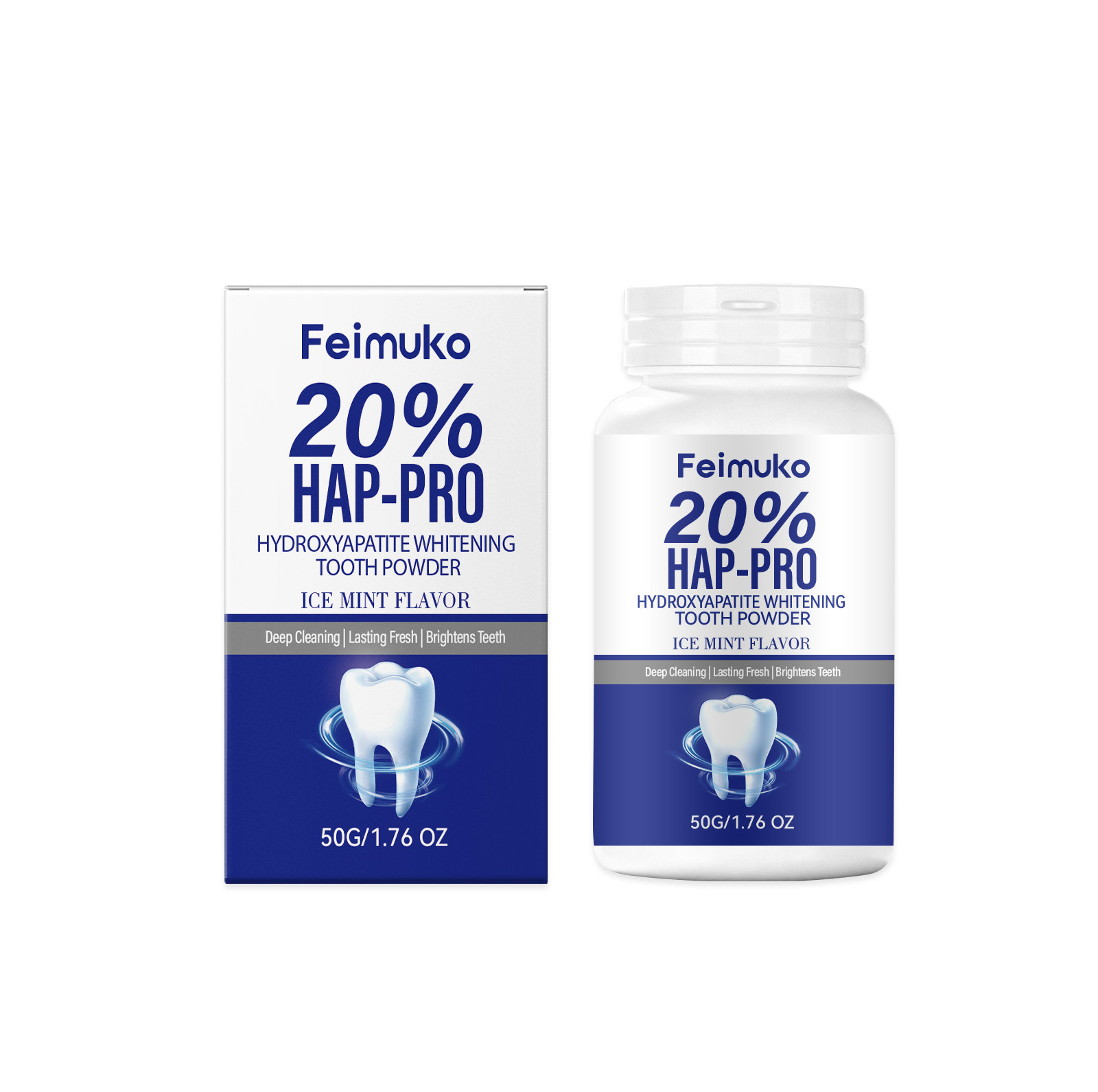 20% Hydroxyapatite Tooth Powde - Teeth Whitening Q&M 评论和价格