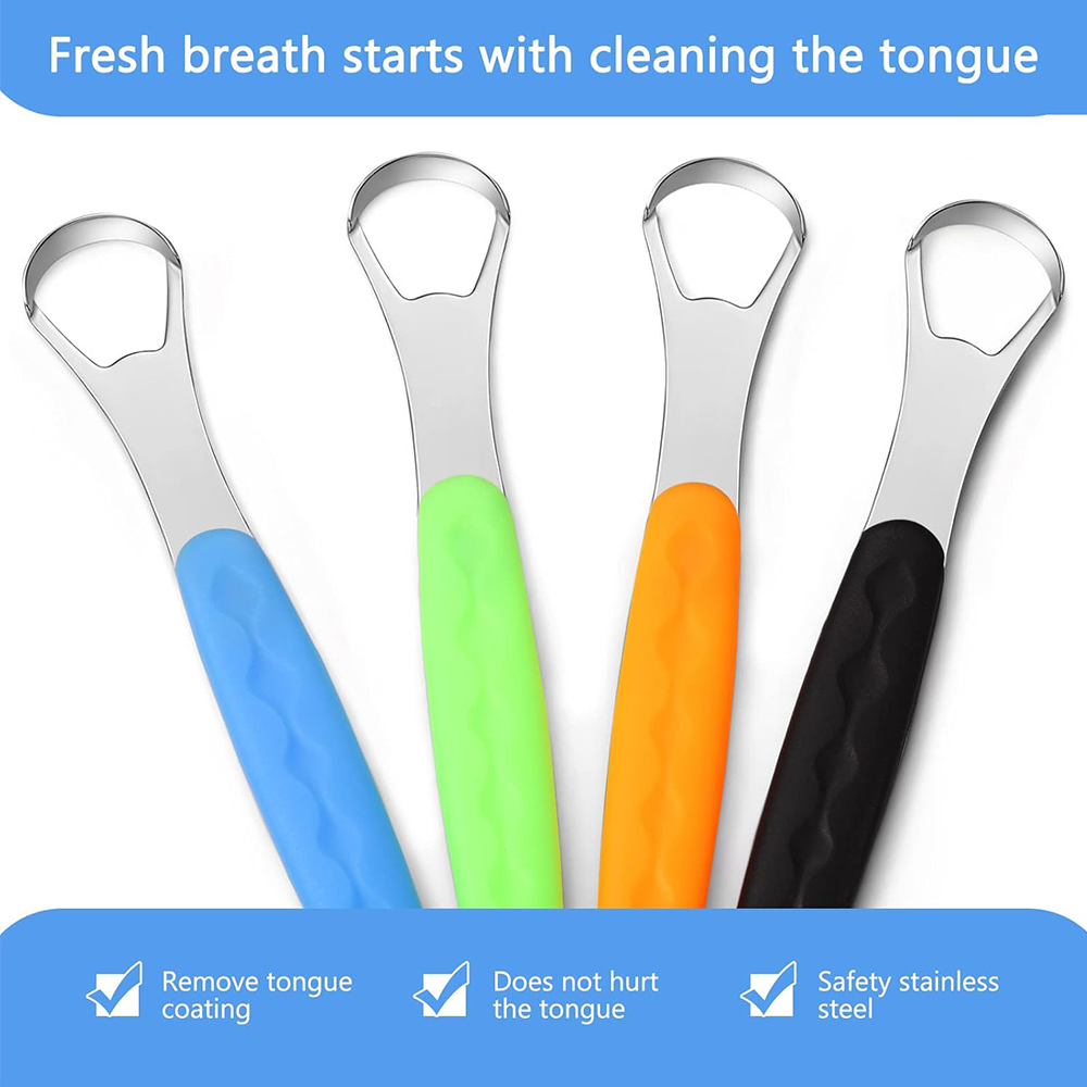 Tongue Scraper With Portable T - Tongue Scraper Metal 评论和价格