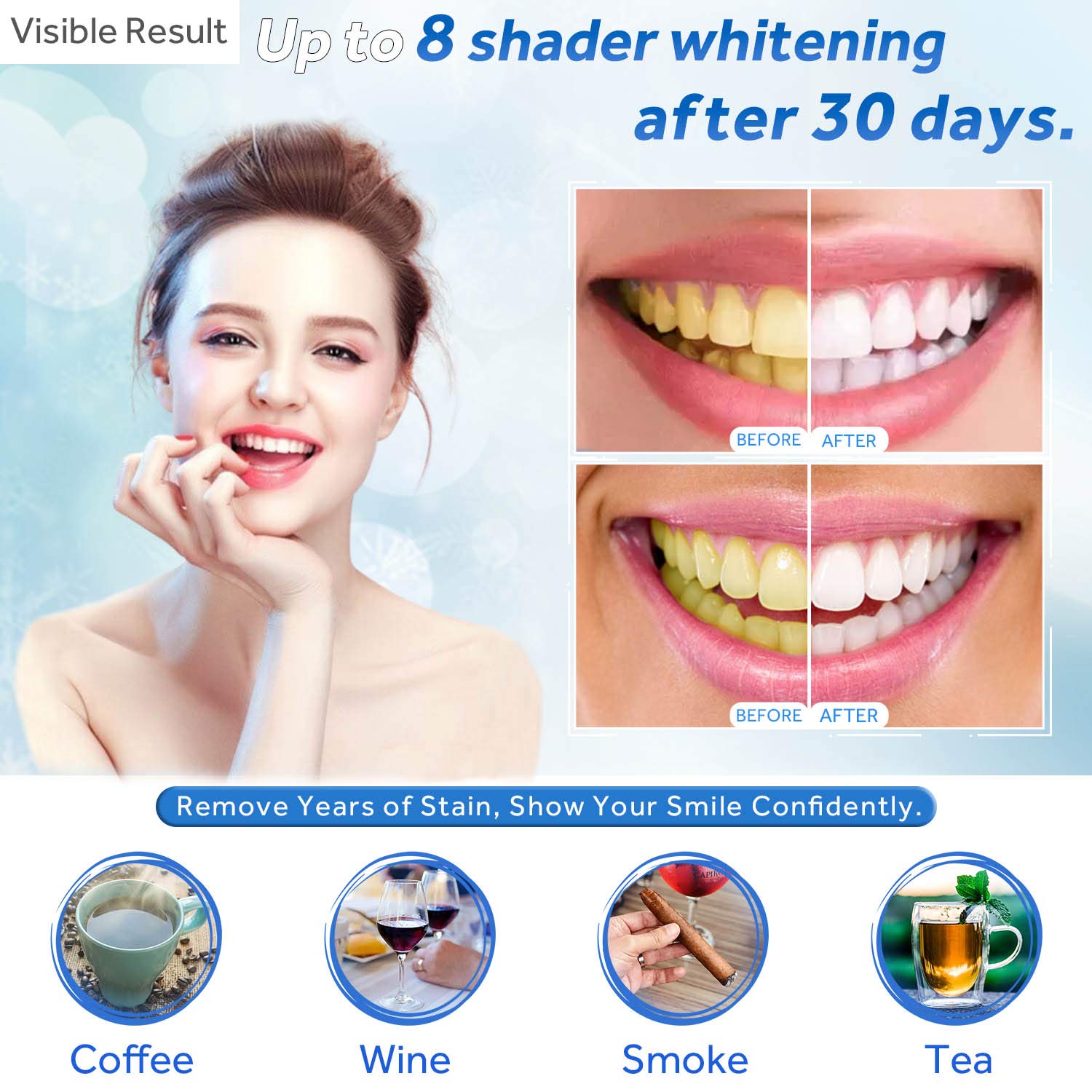 Teeth Whitening Gel Refill Syr - Teeth Whitening Q&M 评论和价格