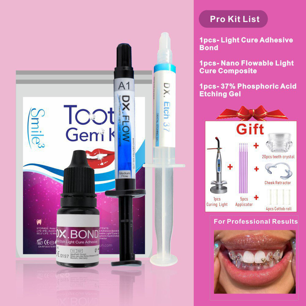HOT Tooth Gem Kit Teeth Decora - Teeth Whitening Q&M 评论和价格