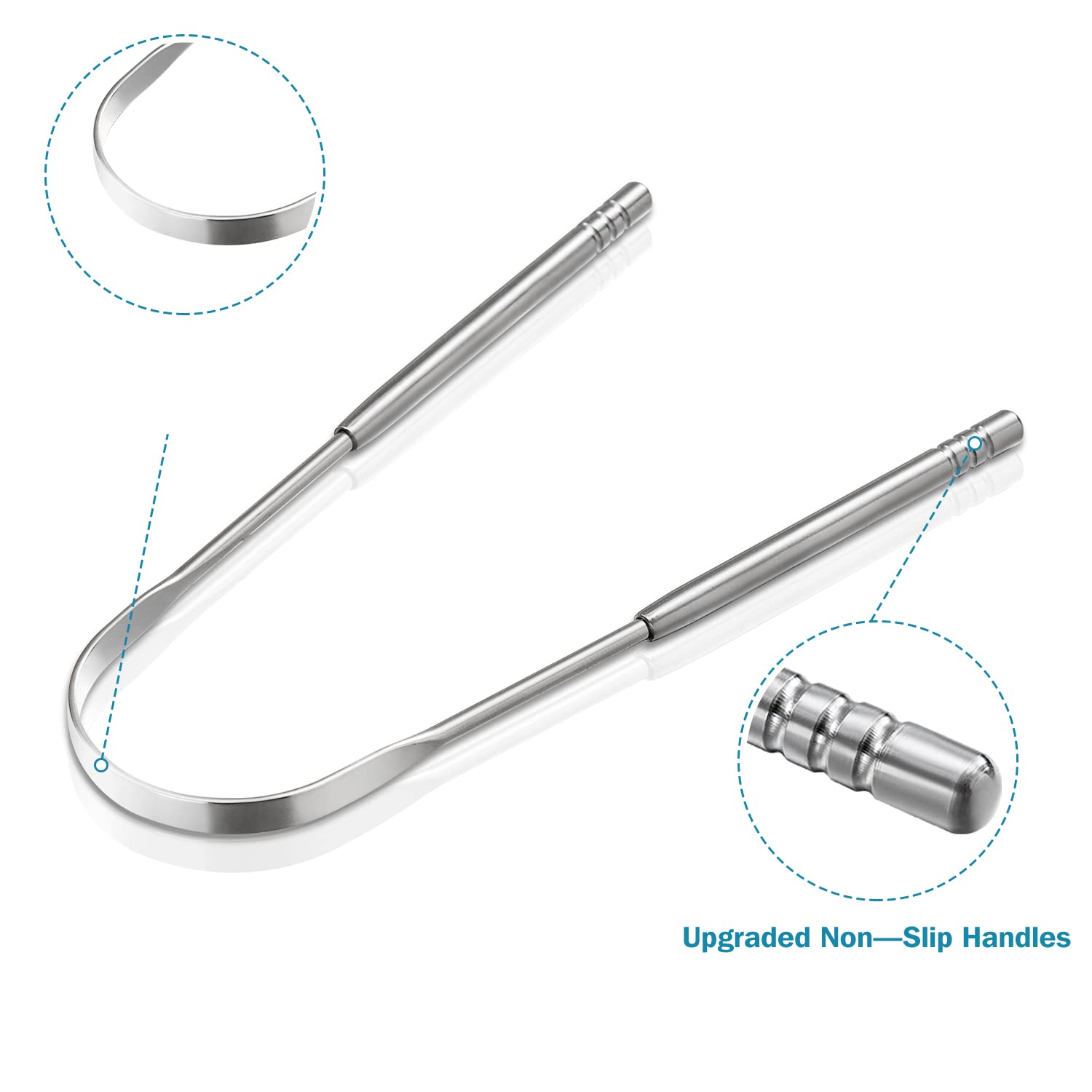 1pcs/2pcs/3pcs Metal Tongue Sc - Tongue Scraper Metal 评论和价格