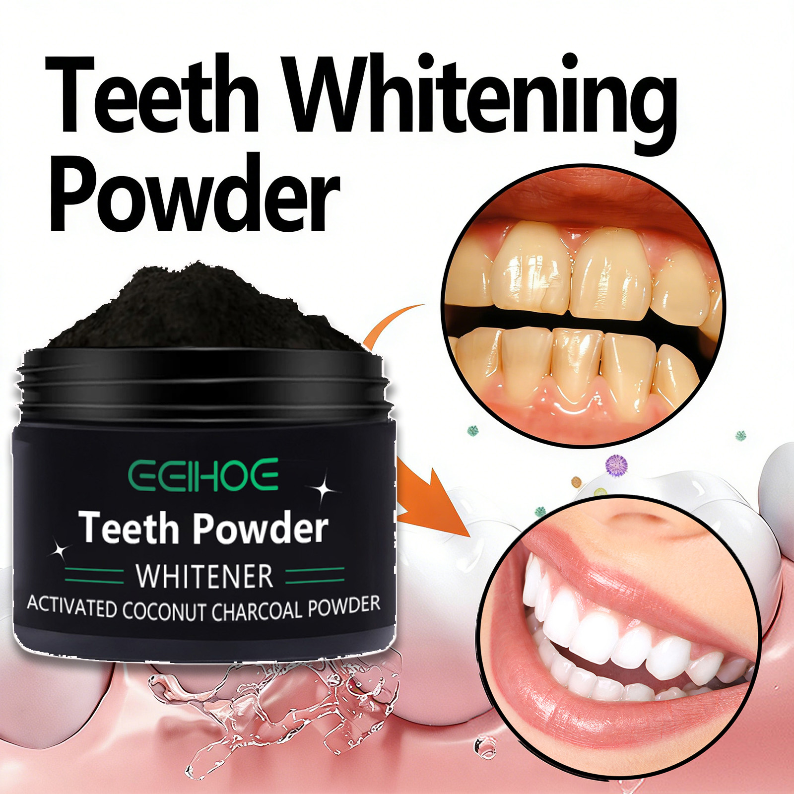 Natural Teeth Whitening Powder - Teeth Whitening Baking Soda 评论和价格