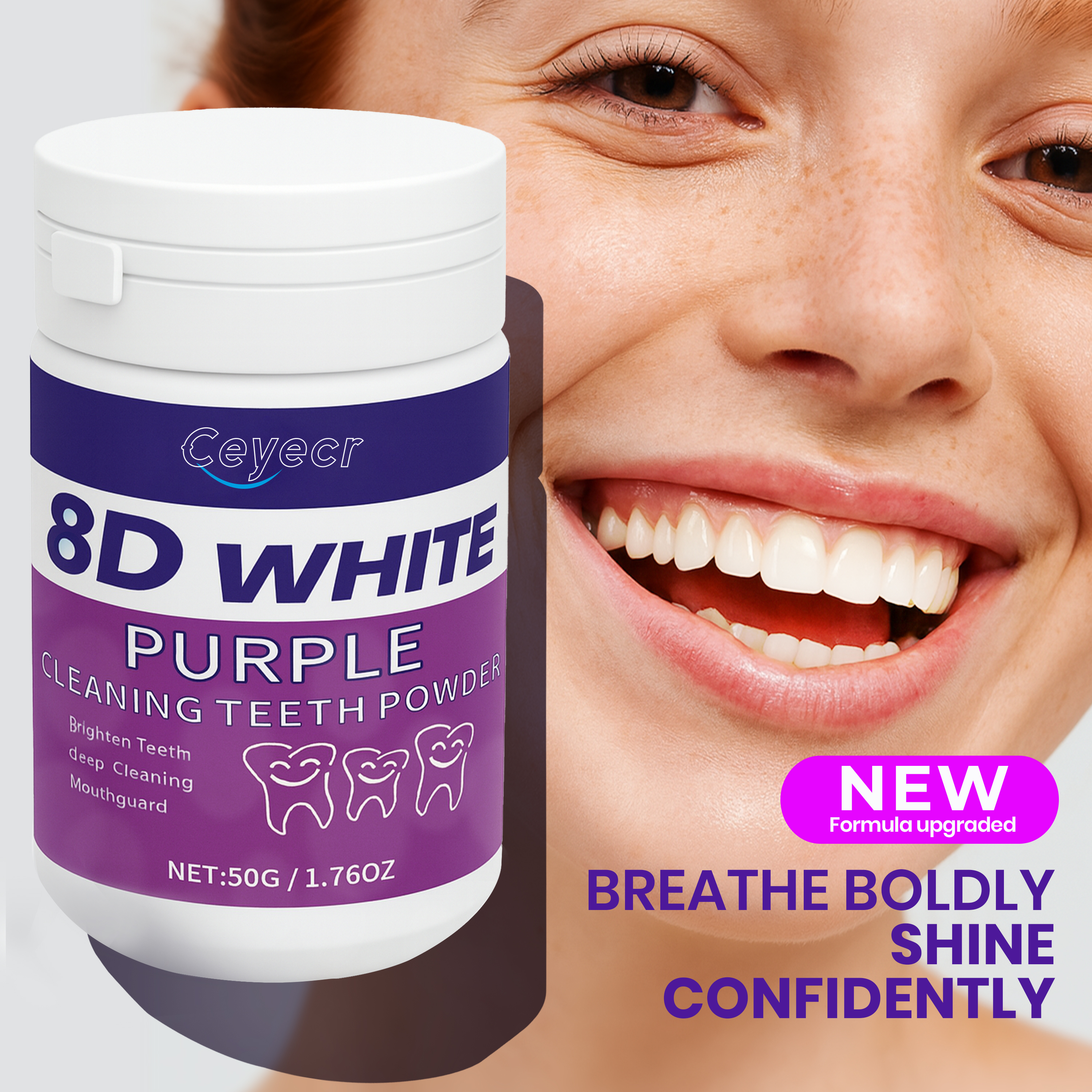 8D white Teeth Whitening Powde - Teeth Whitening Q&M 评论和价格