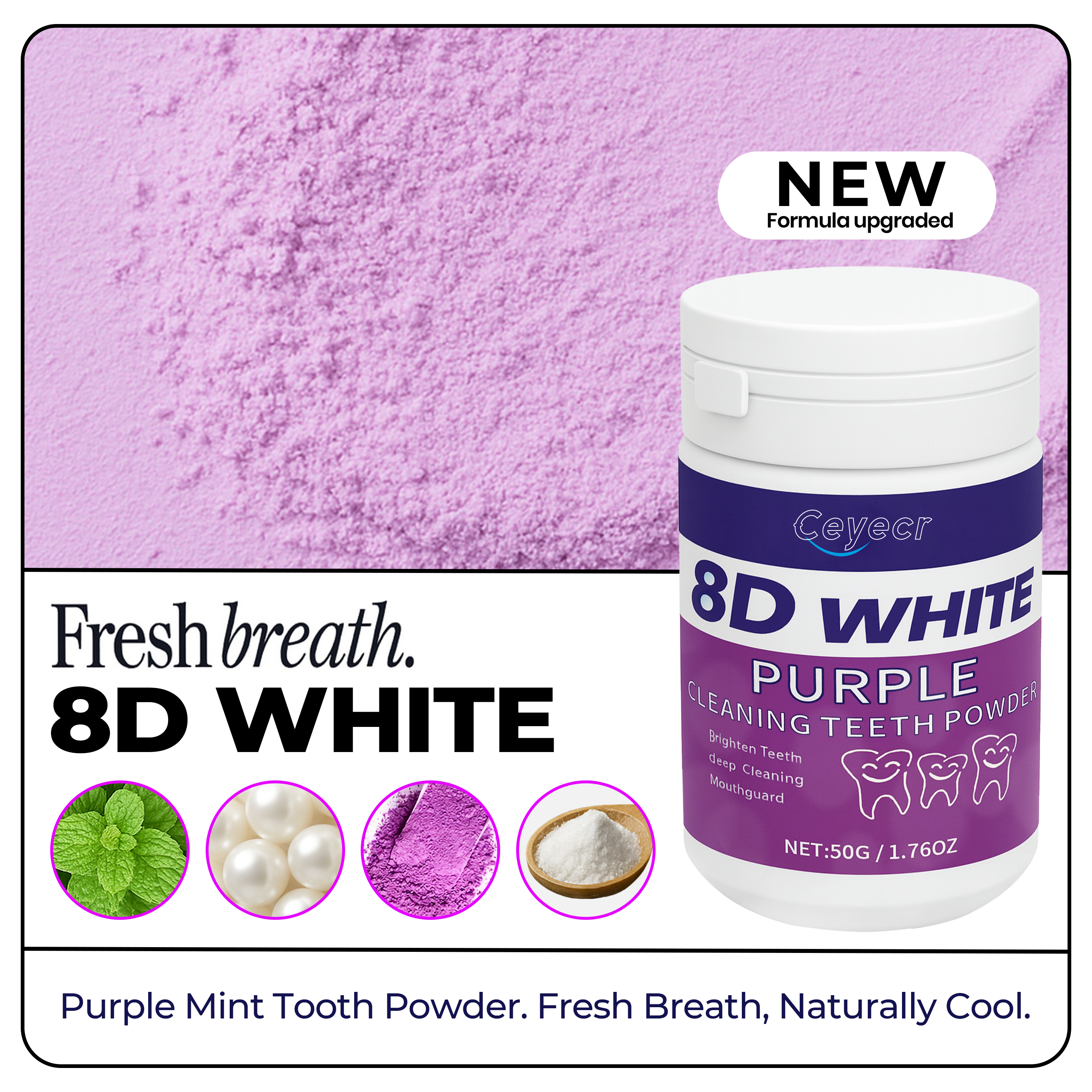 8D white Teeth Whitening Powde - Teeth Whitening Q&M 评论和价格