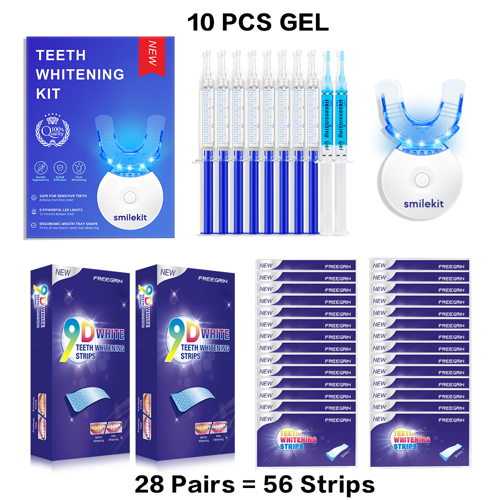 Teeth Whitening Kit - 5X LED L - Teeth Whitening Q&M 评论和价格
