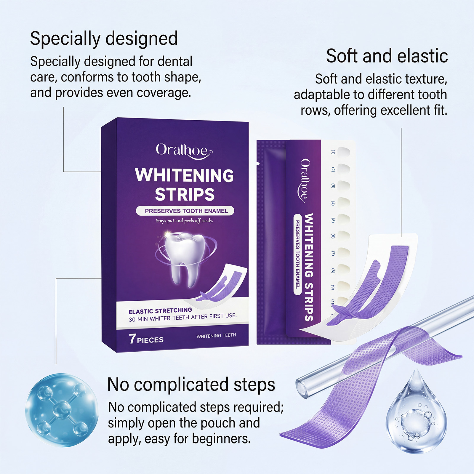 ORALHOE Safe Teeth Whitening S - Teeth Whitening Bleaching Kit 评论和价格