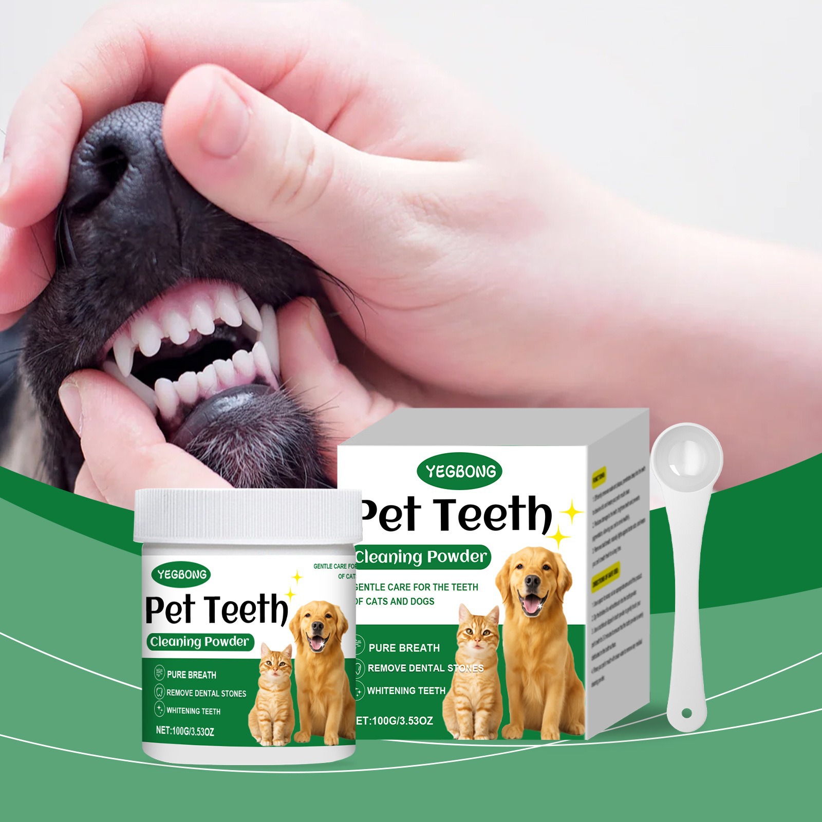Pet Teeth Cleaning Powder Redu - Teeth Whitening Q&M 评论和价格