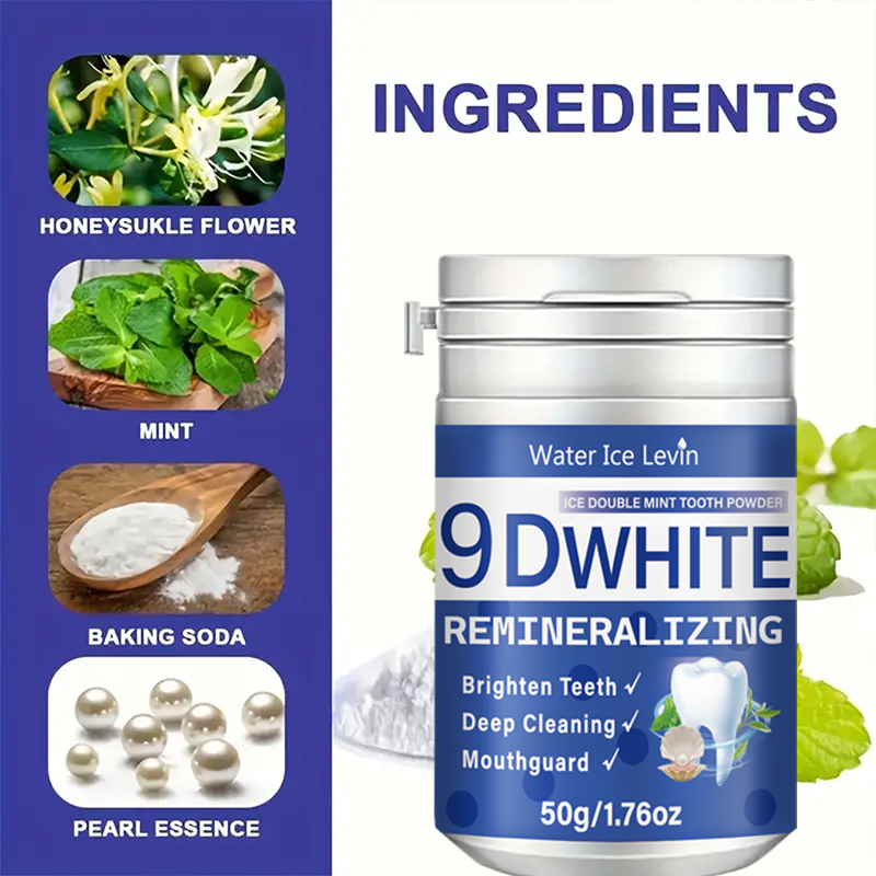 9D White Remineralizing Tooth  - Teeth Whitening Baking Soda 评论和价格