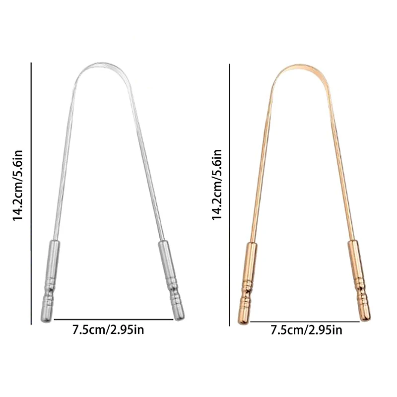 1Pcs Stainless Steel Tongue Sc - Tongue Scraper Metal 评论和价格