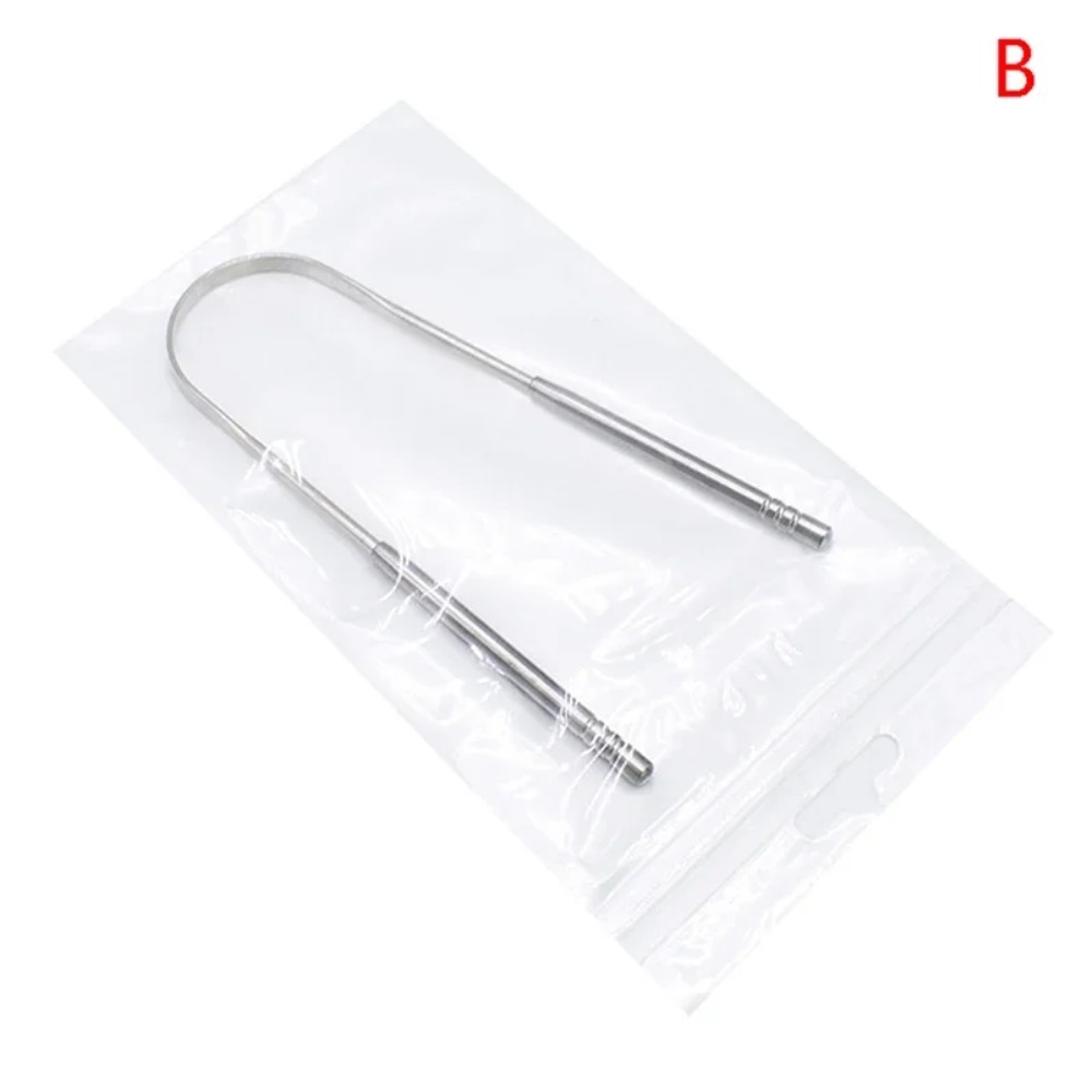 2Pcs Tongue Scraper Stainless  - Tongue Scraper Metal 评论和价格
