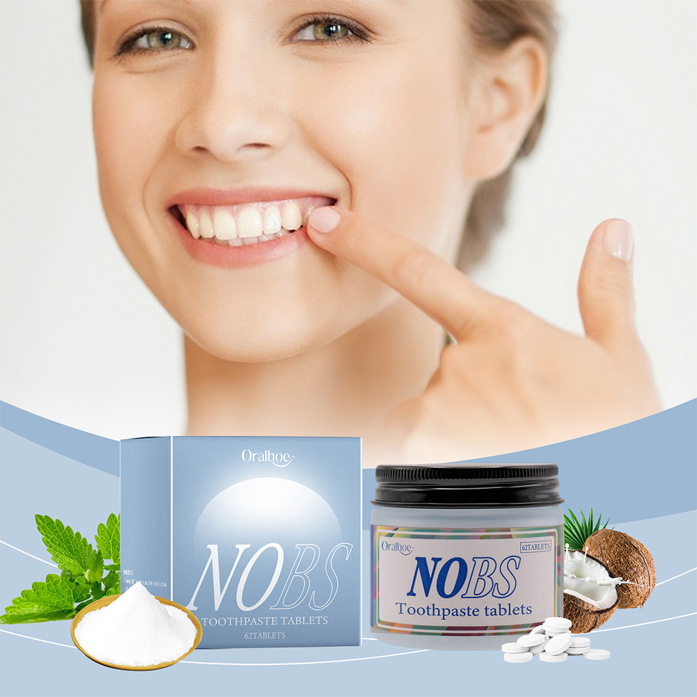 NOBS Toothpaste Tablets - Nano - Teeth Whitening Baking Soda 评论和价格