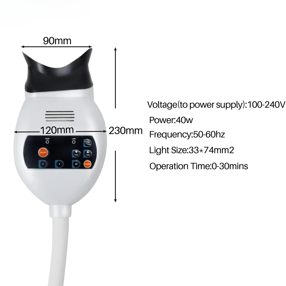 Adjustable 3 Colors LED Teeth  - Teeth Whitening Professional 评论和价格