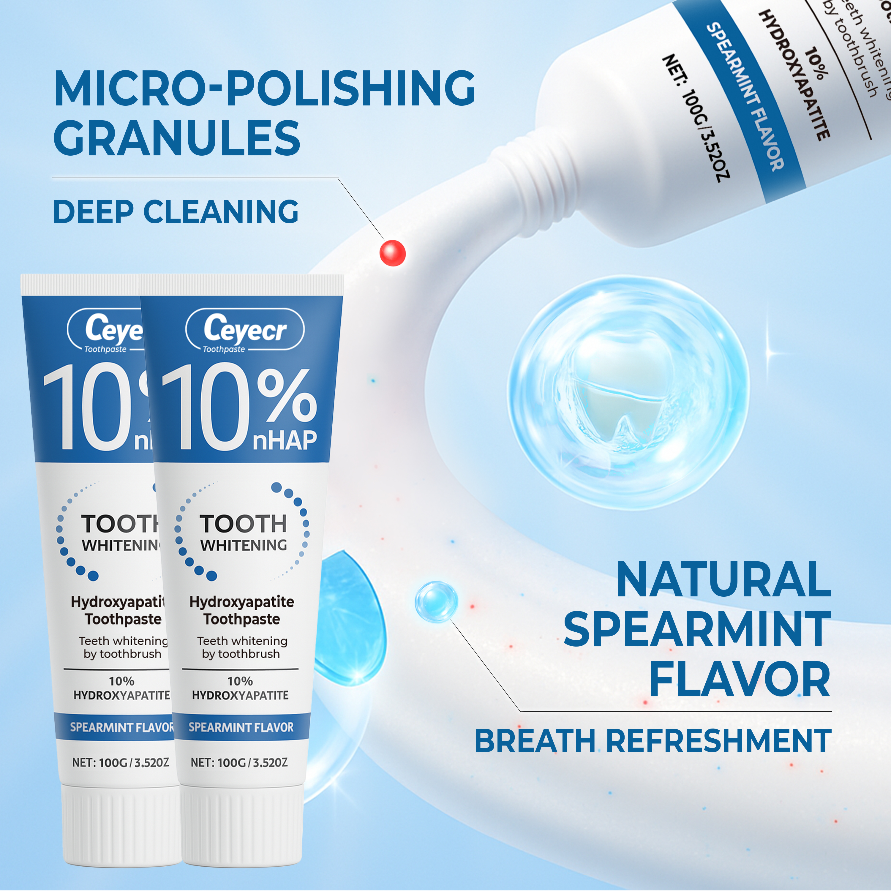 10% Hydroxyapatite toothpaste, - Teeth Whitening Paste 评论和价格