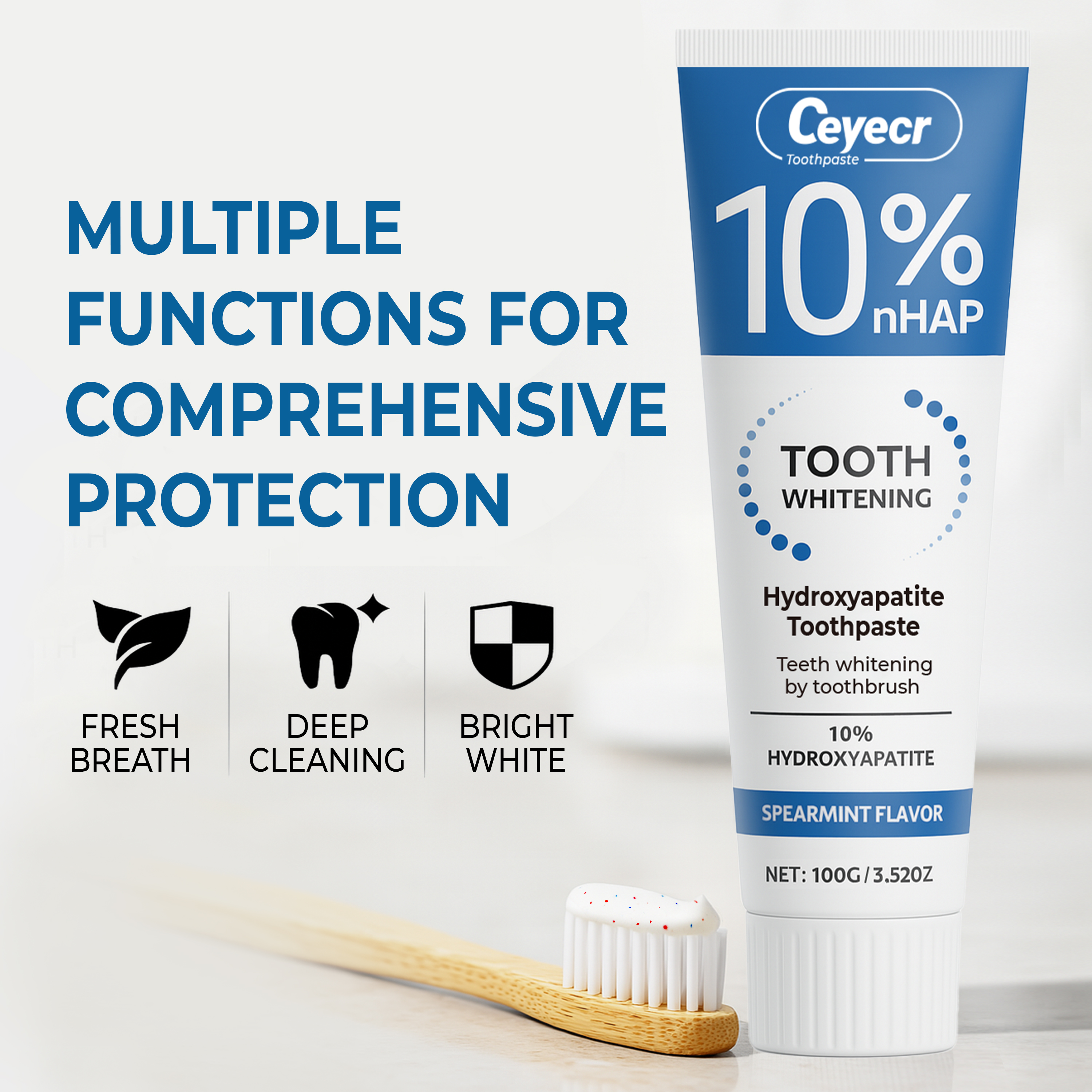 10% Hydroxyapatite toothpaste, - Teeth Whitening Paste 评论和价格