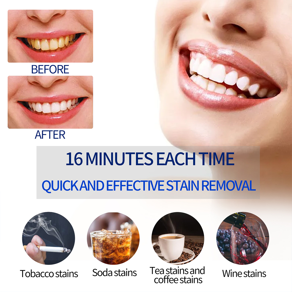Portable Teeth Whitening Lamp  - Teeth Whitening Q&M 评论和价格