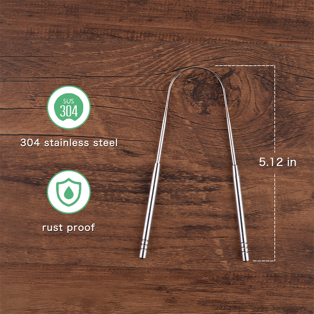 4Colors Stainless Steel Tongue - Tongue Scraper Metal 评论和价格